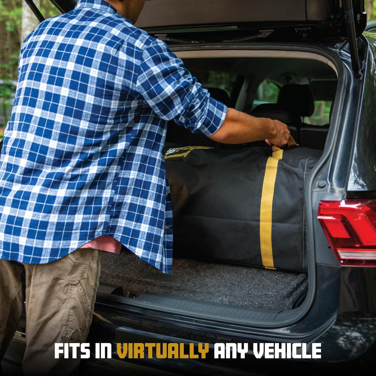 10x10 Heavy Duty Pop Up Canopy - EZ Up, Commercial Grade Aluminum Frame, 42” Folded Frame Height, UPF 50+, Adjustable Portable Tent for Beach, Events, Camping, Roller Bag (White)