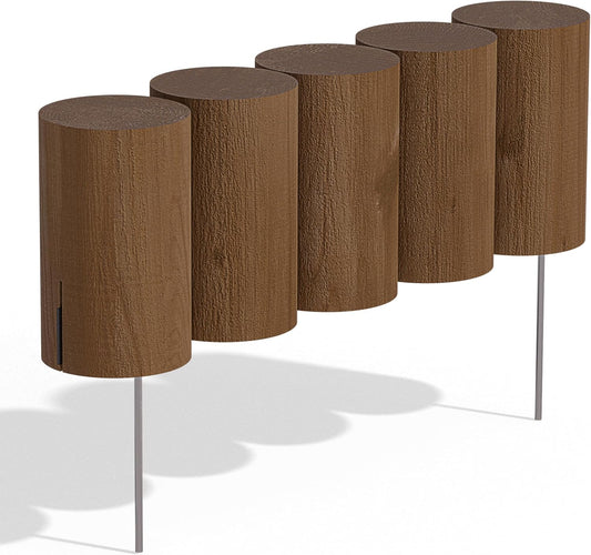 Greenes Fence 15 in. Full Log Edging (12-Pack, 15 ft. Total)