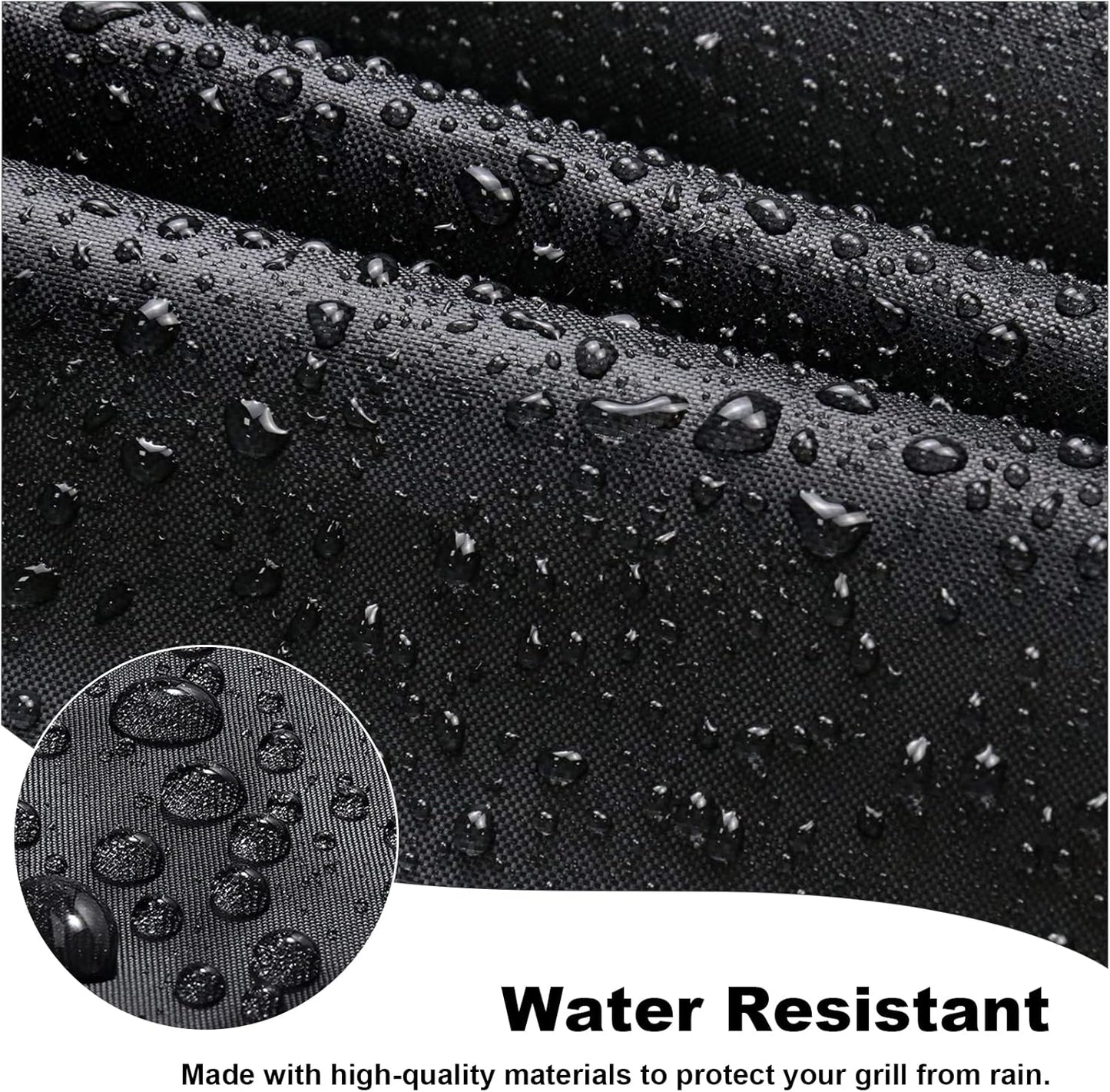 Grill Cover for Cuisinart CGG-306 Propane Grill, Portable Grill Cover for Pit Boss 75275 Stainless Steel Two-Burner Grill, 24 Inch Table Top Grill Cover