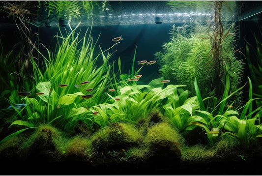 Aquarium Background Diverse Aquatic Plants Seagrasses Terrarium Background Redwood Root Lush Green Underwater Plants Tropical Style Fish Tank Background Under The Sea Aquarium Backdrop Vinyl 72x16in