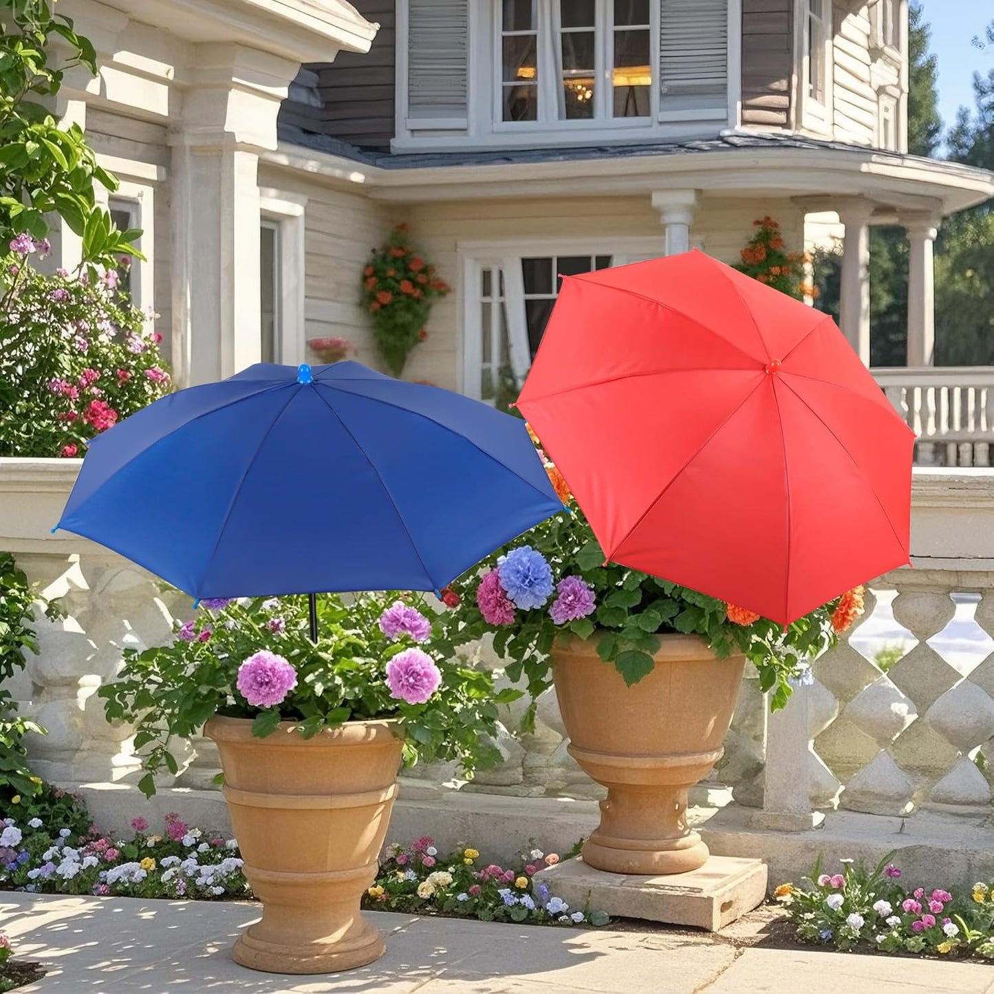 Plant Umbrellas for Outdoor Plants，3 Pack Garden Umbrella Shade for Potted Plants and Garden Beds，23.6" Sun Shade Covers