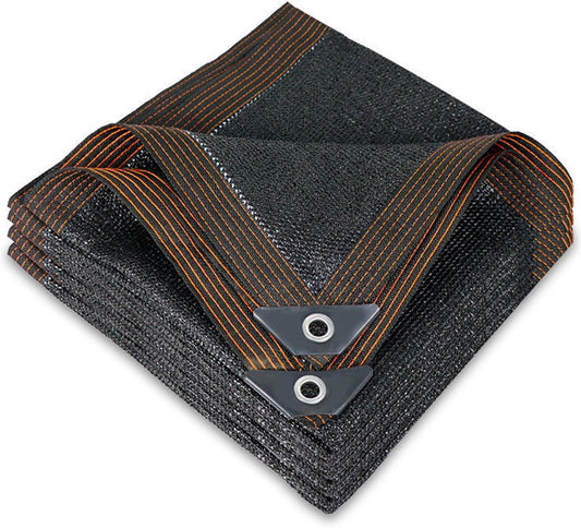 winemana 40% Black Shade Cloth, 10 x 12 FT Durable Mesh Tarp with Grommets, Resistant Garden Sun Shade Netting, Shading Antifreezing for Pergola, Greenhouse, Plants Growing, Chicken Coop