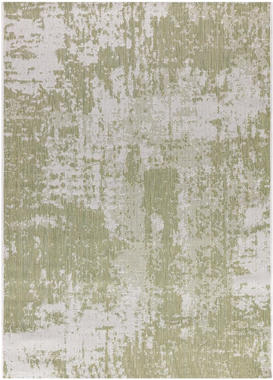 Keen Home Design Terrace Outdoor Area Rug - 10x14 Washable Indoor/Outdoor Rug for Patio, Kitchen, Balcony, Beach, Garden, Deck and Porch, Size: 10'x14'