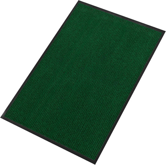 Profile Rubber Door Mat, 60x35inch, Heavy Duty, Entrance Doormat, Indoor and Outdoor, Waterproof, Easy Clean Shoe Scraper, Home Rug Welcome Mats for Entryway, Patio, Porch, Green