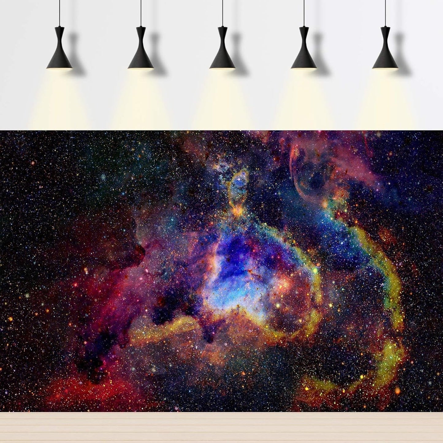 Outer Space Aquarium Background Fantasy Alien Planet Nebula and Galaxies Terrarium Background Stars Nebula Atmosphere Fish Tank Background Outer Space Reptile Tank Background 30x18in