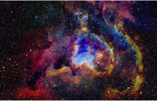 Outer Space Aquarium Background Fantasy Alien Planet Nebula and Galaxies Terrarium Background Stars Nebula Atmosphere Fish Tank Background Outer Space Reptile Tank Background 72x18in