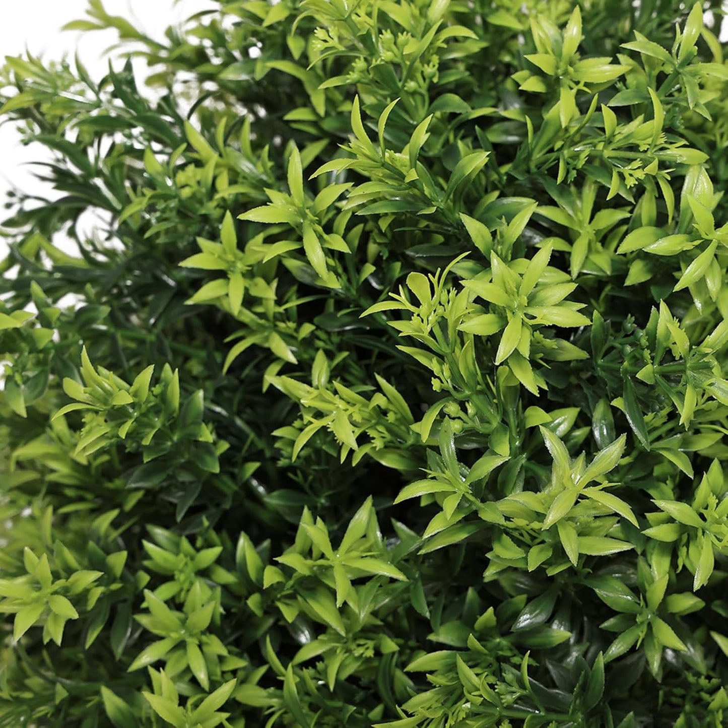 3ft Artificial Boxwood Topiary Trees (Set of 2) - UV Resistant Faux Plants for Outdoor/Indoor, Realistic 36in Fake Bushes and Shrubs for Front Porch, Planter, Patio - Low Maintenance & Evergreen