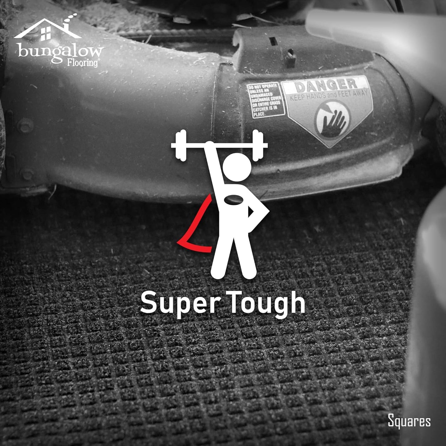 WaterHog Indoor/Outdoor Door Mat, 3' x 5', Made in USA, Durable & Skid-Resistant Front Door Rug, Decorative, Water-Trapping & Heavy-Duty Entryway Floor Mat For Your Home, Boxwood Collection, Bluestone