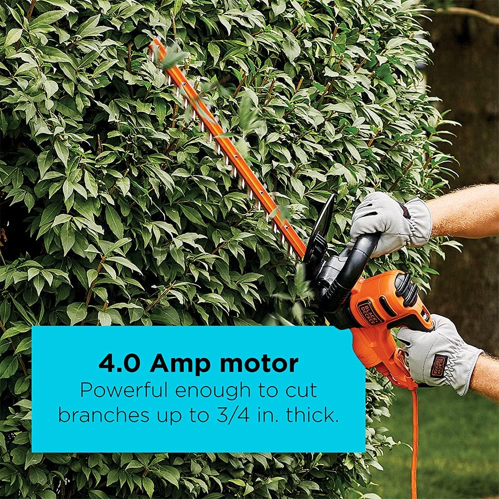 BLACK+DECKER BEHT350FF 22" Electric Hedge Trimmer