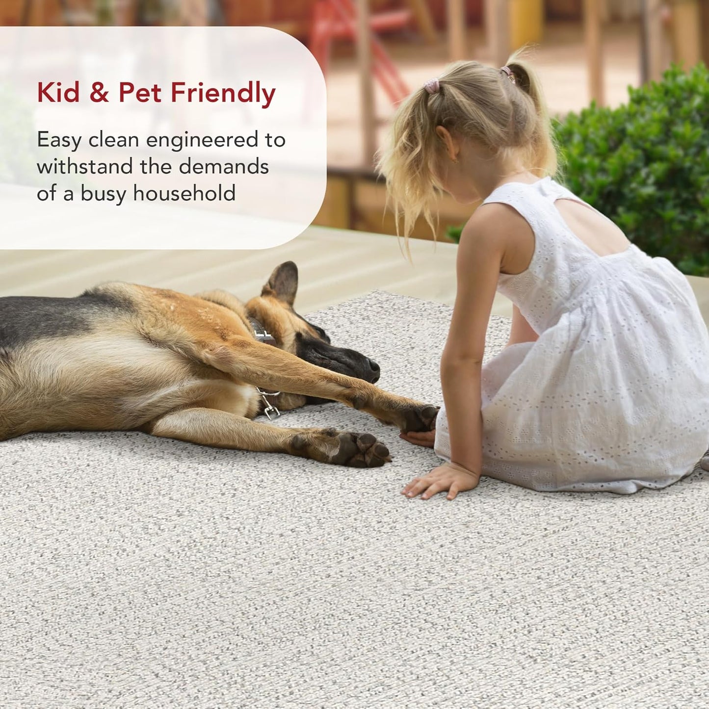 nuLOOM 2' x 10' Solid Hand Braided Indoor/Outdoor Area Rug, Pet-Friendly, High Traffic, Weather Resistant, for Patio, Balcony, Bedroom, Living, Dining Room, Wynn Ivory
