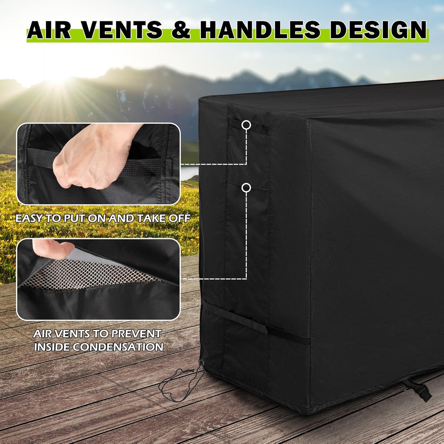 Grill Cover for Blackstone 1883 Original 28in Griddle, Flat Top Griddle Cover for Blackstone 2311/2269/2147/1924 28in Grill