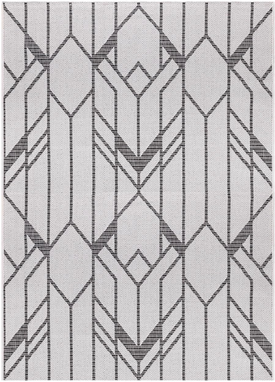 Keen Home Design Terrace Outdoor Area Rug - 6x9 Washable Indoor/Outdoor Rug for Patio, Kitchen, Balcony, Beach, Garden, Deck and Porch, Size: 6'x8'10"