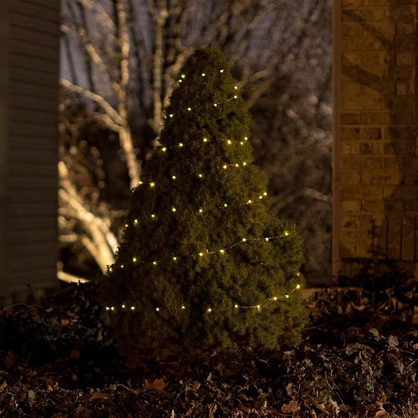 Dazzle Bright Fairy Lights Battery Operated, 20 FT 60 LED Silver Wire Waterproof Battery Operated String Lights, Christmas Decorations for Indoor Outdoor Bedroom Yard Party Decor, Warm White