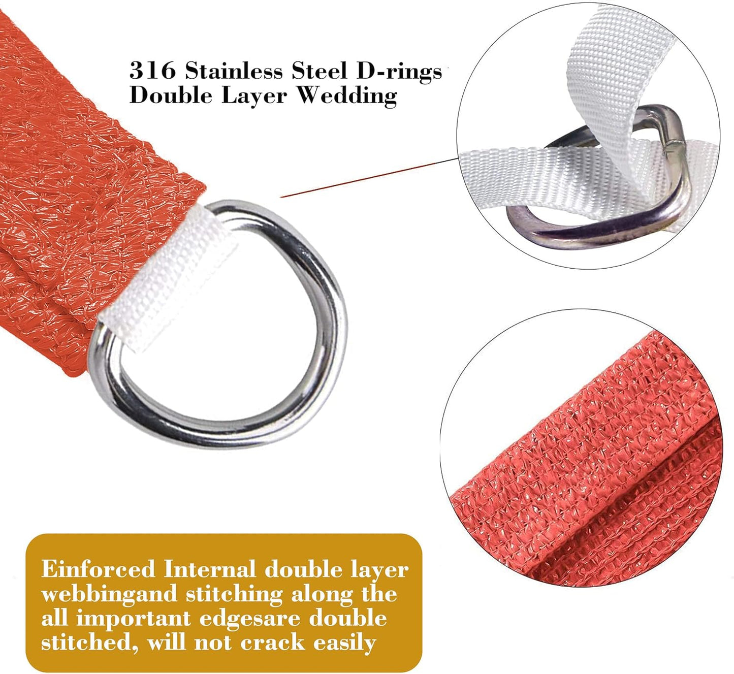 6' x 14' Red Rectangle Sun Shade Sail SSP1212 Canopy Durable Fabric UV Block Awning,We Make Custom Orders