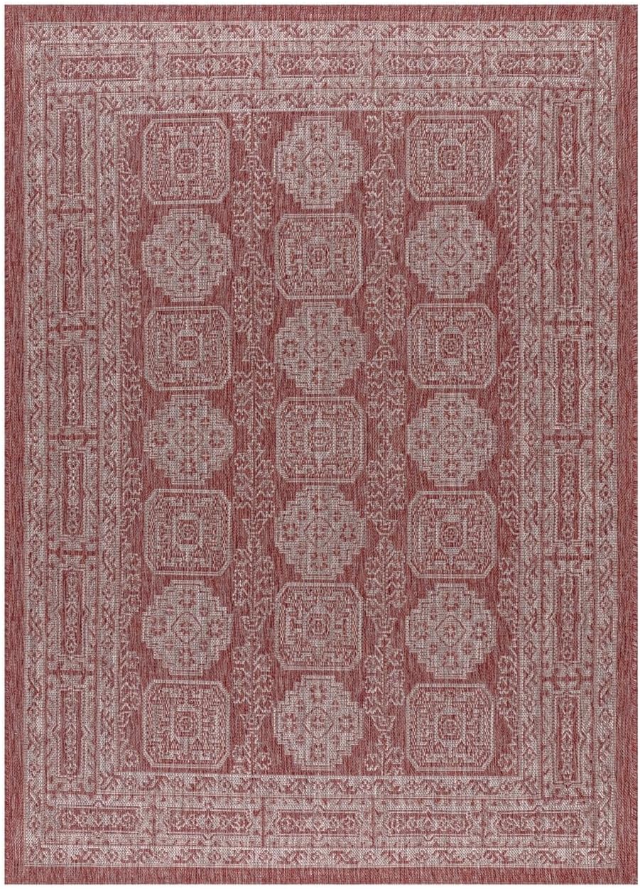 Keen Home Design Terrace Outdoor Area Rug - 6x9 Washable Indoor/Outdoor Rug for Patio, Kitchen, Balcony, Beach, Garden, Deck and Porch, Size: 6'x8'10"