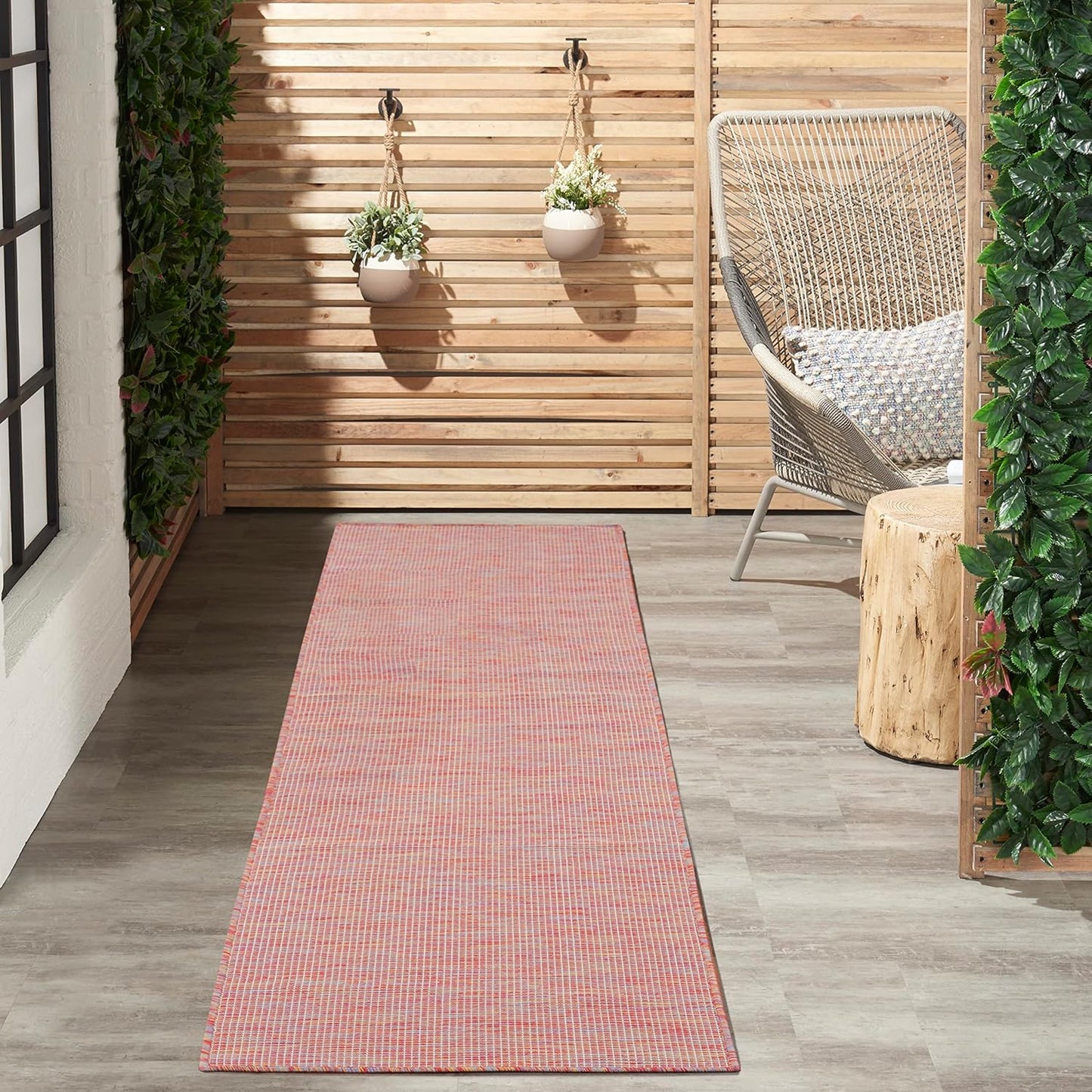 Nourison Home Positano Indoor/Outdoor Rainbow 2'2" x 10' Area Rug, Easy Cleaning, Non Shedding, Bed Room, Living Room, Dining Room, Backyard, Deck, Patio (2x10)