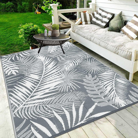HiiARug Outdoor Rug 5x7Ft Outdoor Plastic Straw Rug Waterproof Outdoor Rugs for Patios Clearance Indoor Outdoor Rug for Patio Decor Porch Camping