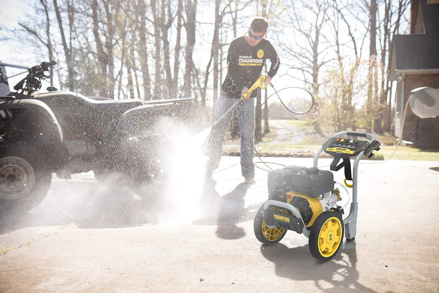 Champion Power Equipment 2800-PSI 2.1-GPM Low Profile Gas Pressure Washer