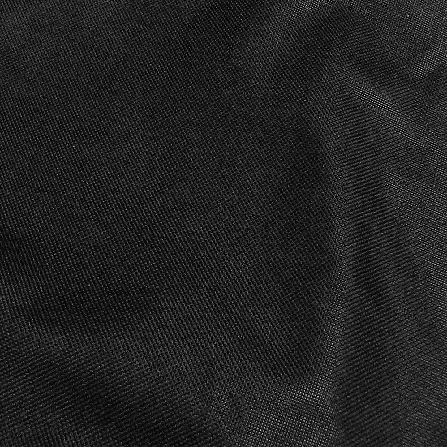 Sunnydaze Round Outdoor Fire Pit Cover - Heavy-Duty 300D Polyester and PVC with Drawstring Closure - Black - 36-Inch