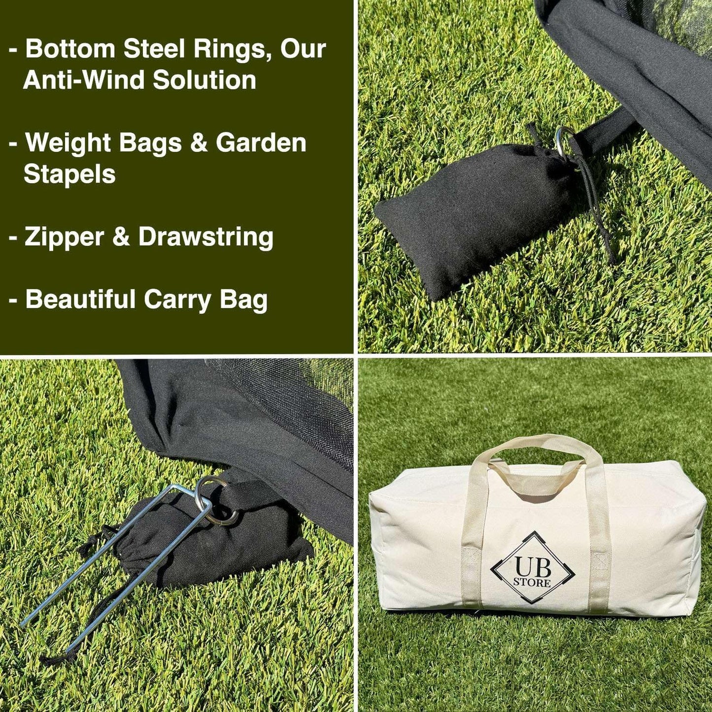 Mosquito Net for Umbrella 11 FT | Large Sizes & Fabric Designed for Outdoors | Insect House Screen Netting for Patio, Porch & Garden Terrace | Outside Canopy Bug & Fly Protection Enclosure