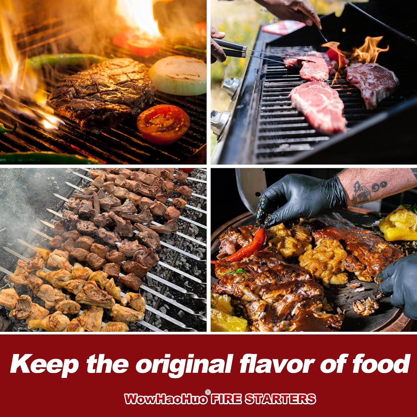 165Pcs Fire Starters for Fireplace, Campfire, BBQ, Grill Starter - All-Weather Firestarter - Charcoal Starter for Indoor and Outdoor