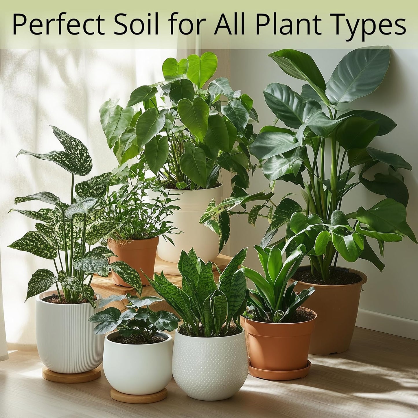 Coconut Coir Potting Soil for Indoor Plants - Expands to 7 Quart (15 lb) | Bonsai Soil Discs Perfect for General Houseplants, Herbs, and Bonsai Trees - Expands with Water