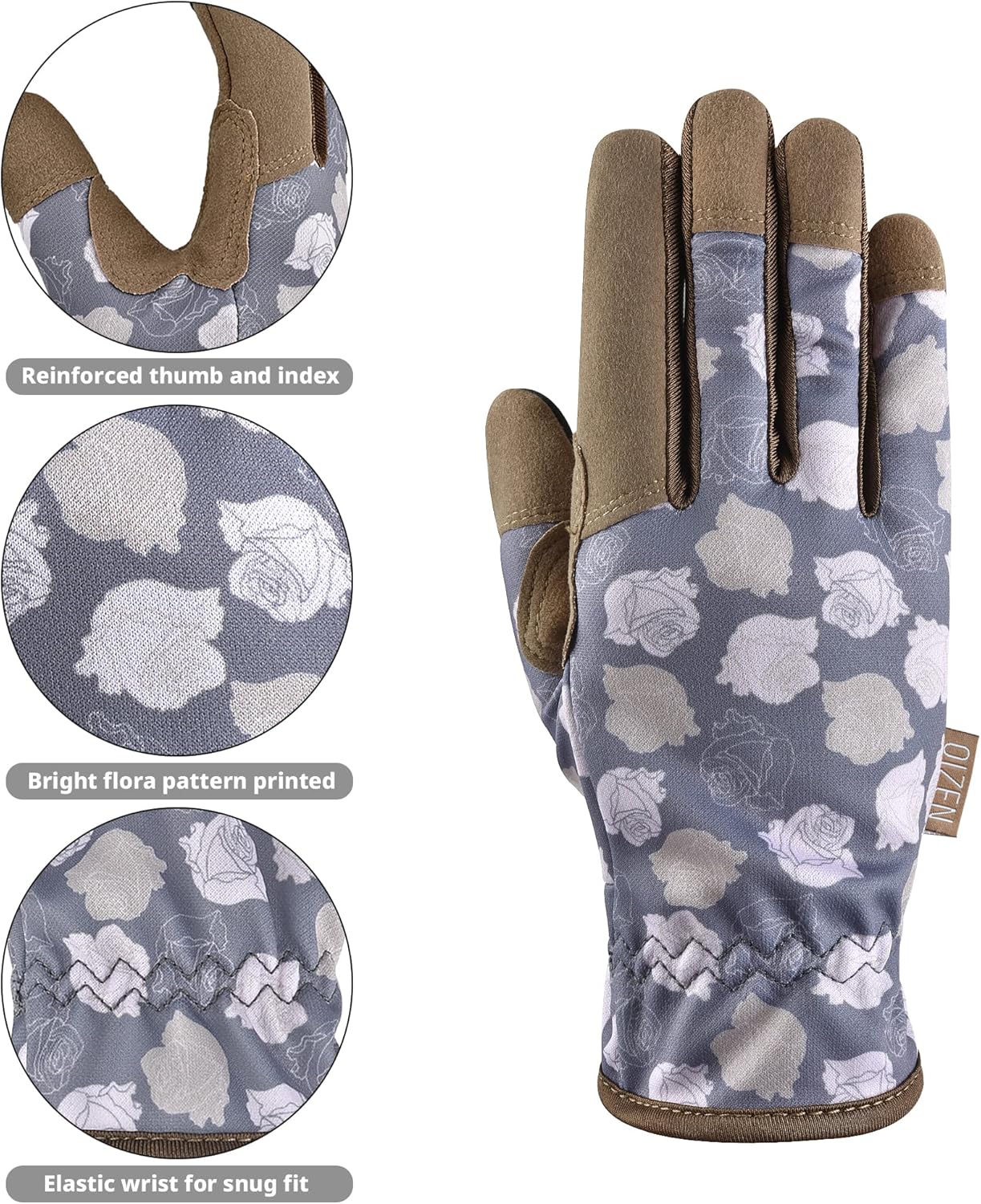 Gardening Gloves for Women and Men, Garden Gloves with Touch Screen, Thorn Proof Puncture Resistant Working Gloves, Gardening Gifts for Women, Size Small