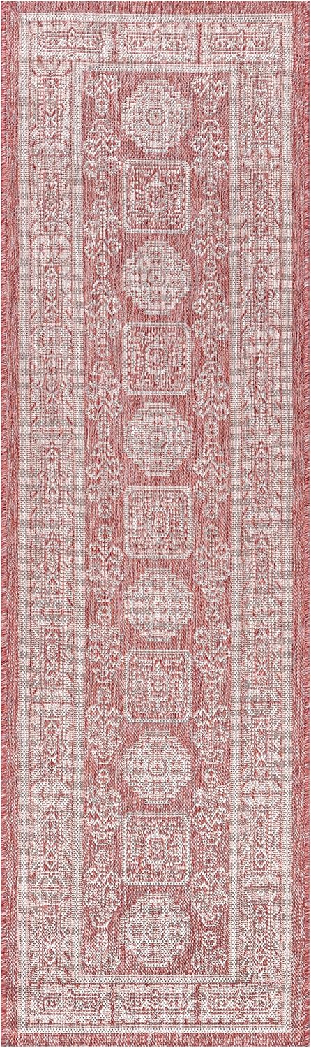 Keen Home Design Terrace Outdoor Runner Rug - 2x8 Washable Indoor/Outdoor Rug for Patio, Kitchen, Balcony, Beach, Garden, Deck and Porch, Size: 2'2"x7'7"