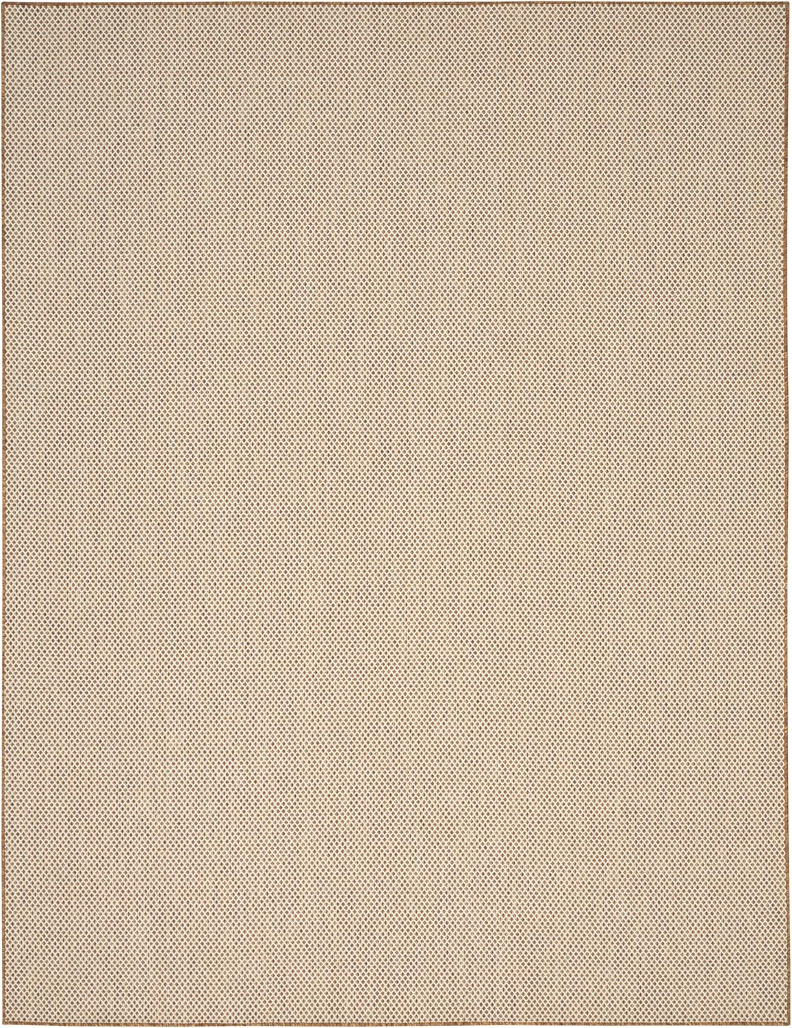 Nourison Home Courtyard Jute Ivory 8' x 10' Area Rug - Easy Clean, Non Shedding, Bed Room, Living Room, Dining Room, Kitchen (8' x 10')