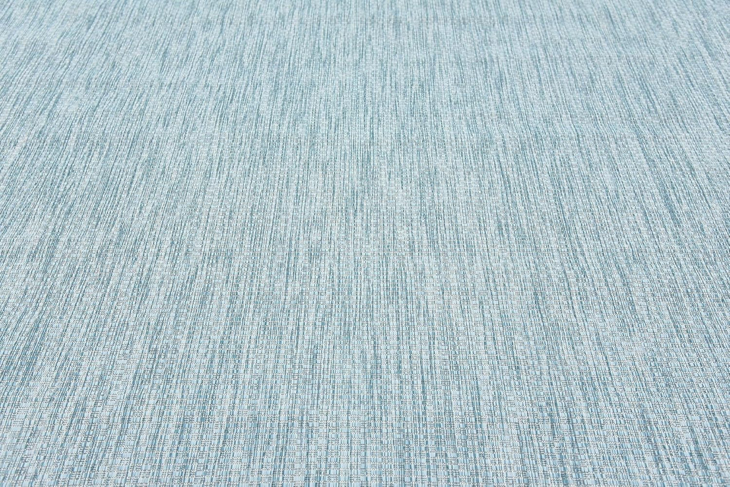 Unique Loom Collection Casual Transitional Solid Heathered Indoor/Outdoor Flatweave Area Rug (8' x 11' 4" Rectangle, Aquamarine/Ivory)